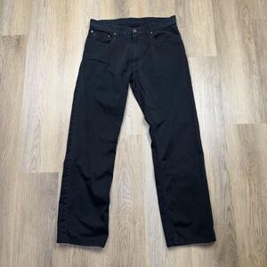 Polo Ralph Lauren Jeans Mens 32x30 Black Denim Straight Leg 5 Pocket Pants